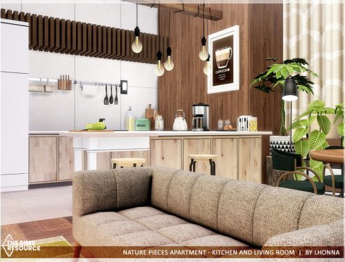 Nature Pieces - Kitchen and Living /TSR CC Only/