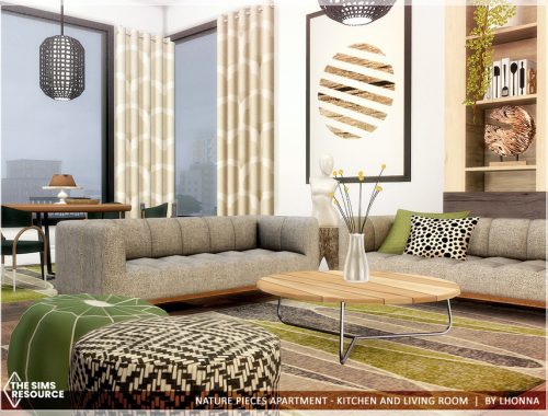 Nature Pieces - Kitchen and Living /TSR CC Only/