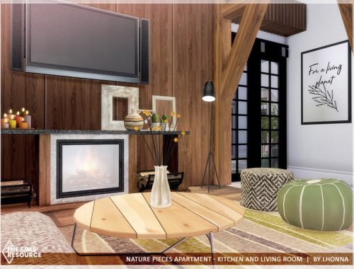 Nature Pieces - Kitchen and Living /TSR CC Only/