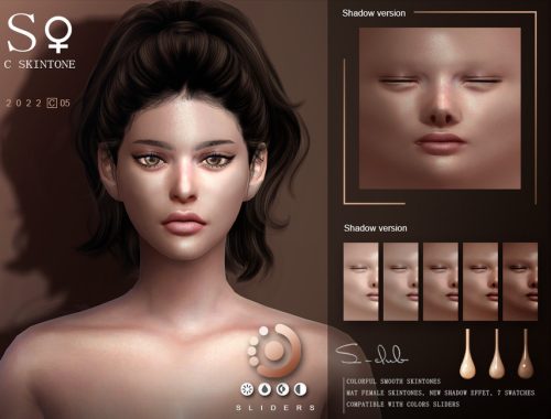 Naturel female skintones