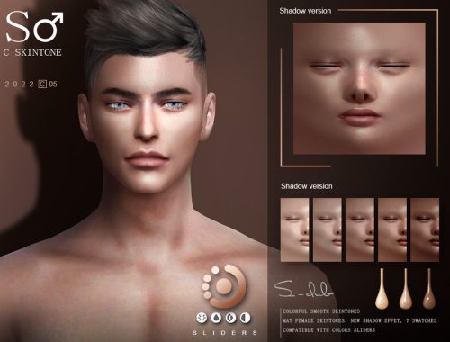 Naturel male skintones