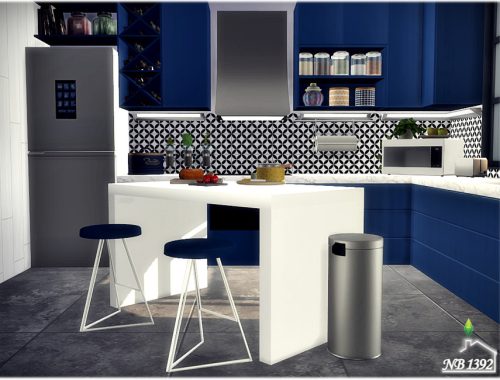 Navy blue&White Kitchen