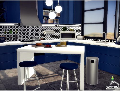 Navy blue&White Kitchen
