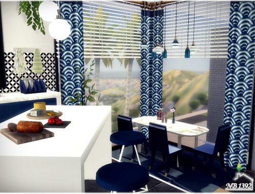 Navy blue&White Kitchen