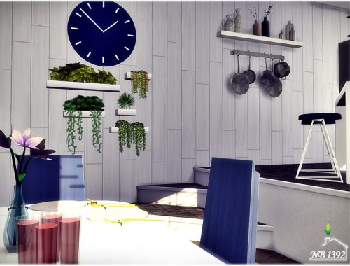 Navy blue&White Kitchen