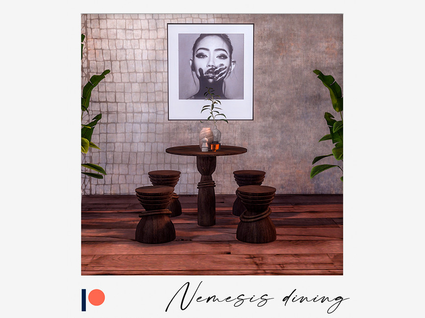 Nemesis dining set - Patreon Early Access for TSR - The Sims 4 Catalog