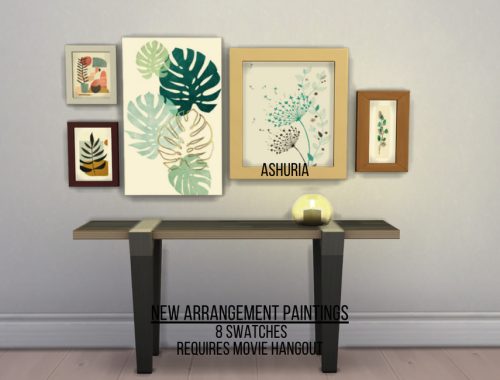 New Arrangement Paintings **MOVIE HANGOUT REQ'D