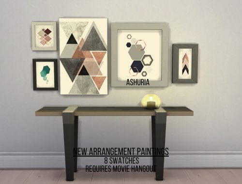 New Arrangement Paintings **MOVIE HANGOUT REQ'D