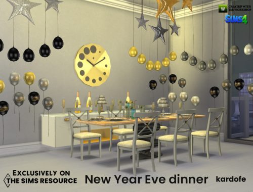 New Year Eve dinner