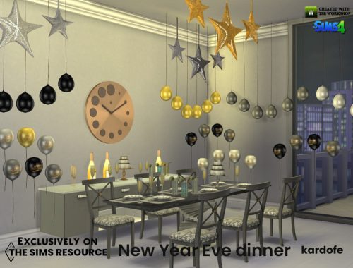 New Year Eve dinner
