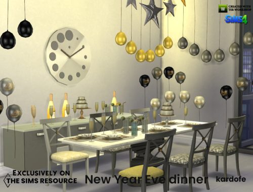 New Year Eve dinner
