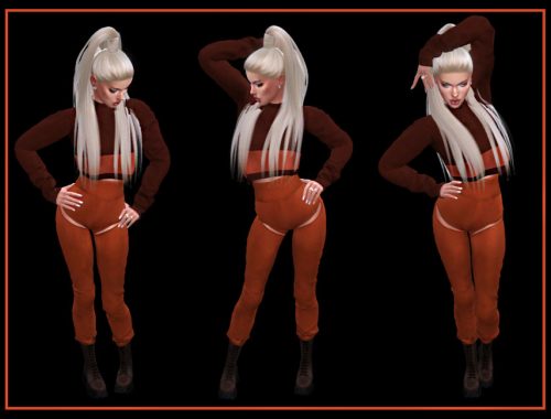 NFF leather leggings