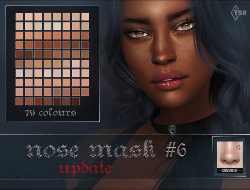 Nose mask 06 UPDATE for sim creators