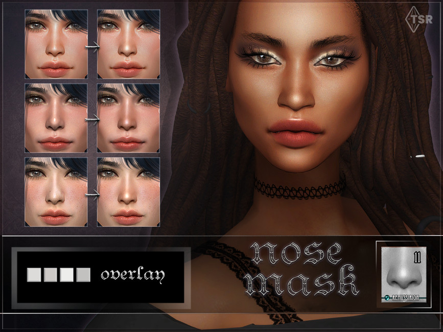 Sims 4 Nose Mask Overlay The Sims 4 Skin The Sims 4 P - vrogue.co