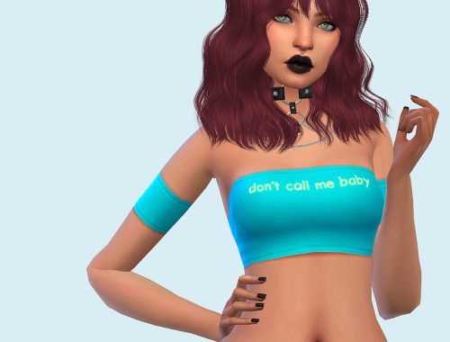 Not Your Waifu Top
