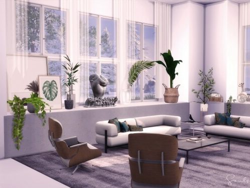 Novas House with a kind of spiral staircase at SoulSisterSims