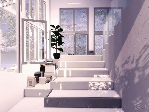 Novas House with a kind of spiral staircase at SoulSisterSims