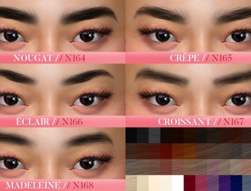 NOVEMBER Eyebrow Pack at Praline Sims