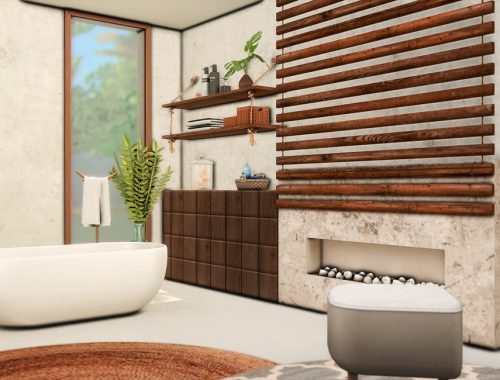 Oak Bathroom