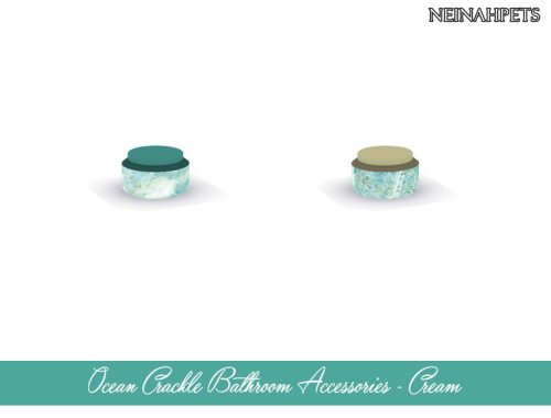 Ocean Crackle Bathroom Accessories {Mesh Required}