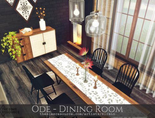 Ode - Dining Room - TSR CC Only