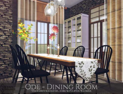 Ode - Dining Room - TSR CC Only