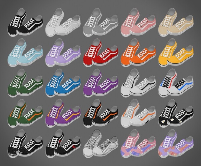 Old Skool Sneakers at MMSIMS - The Sims 4 Catalog