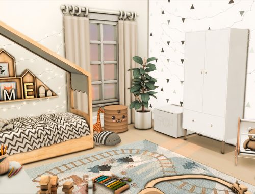 Olive Kids Bedroom (TSR only CC)