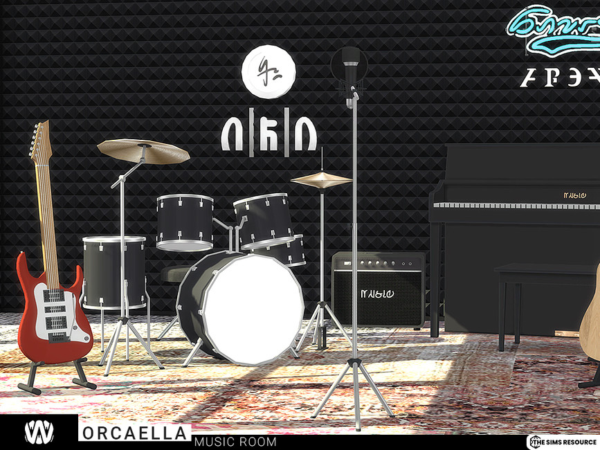 Orcaella Music Room - The Sims 4 Catalog