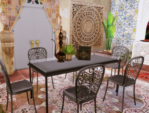Oriental terrace