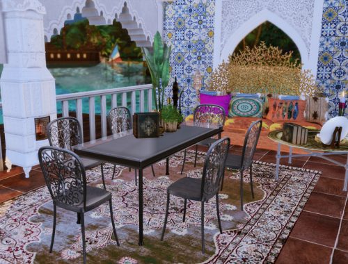 Oriental terrace