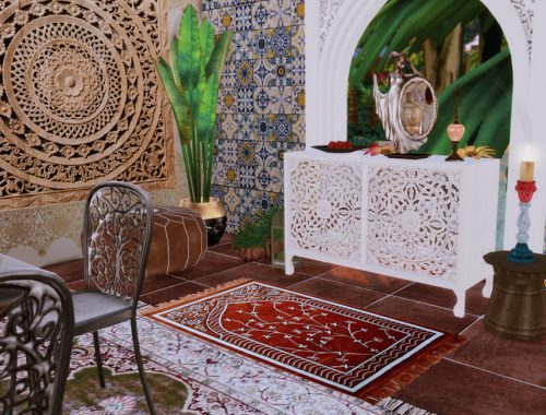 Oriental terrace