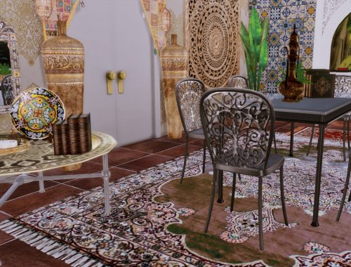 Oriental terrace