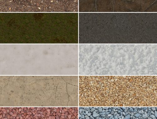 Outdoor flooring set