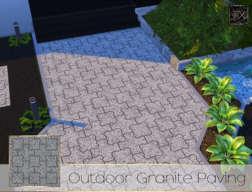 Outdoor Granite Paving - TX