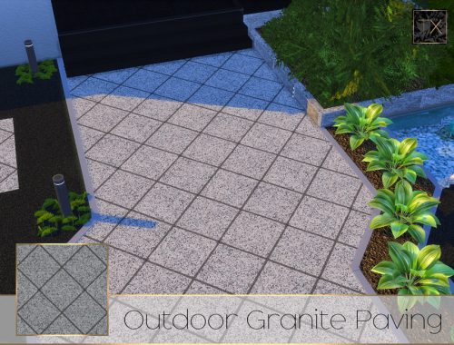 Outdoor Granite Paving - TX