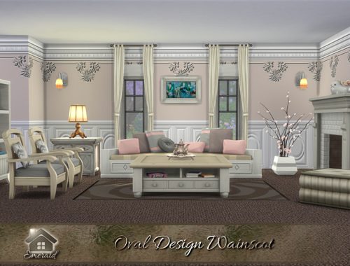 Oval Design Wainscot