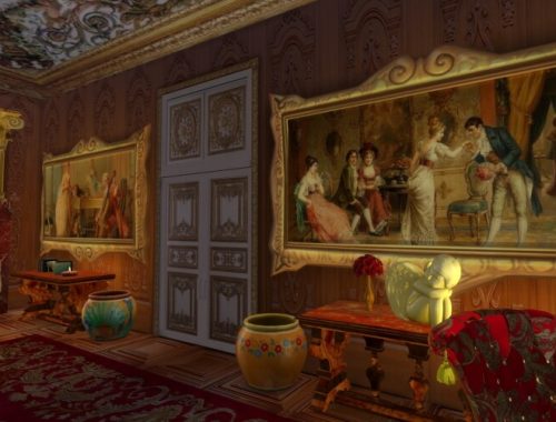 Palace Dining Set & Paintings at Anna Quinn Stories