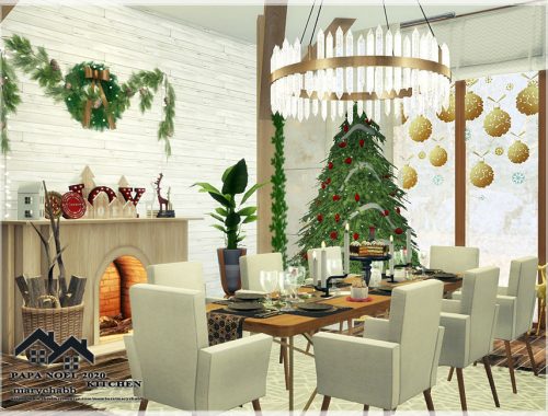 Papa Noel 2020- Kitchen with Dining