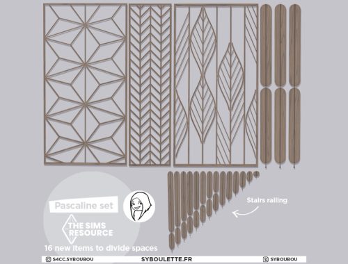 Pascaline set - Room dividers part 2