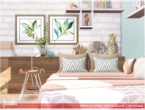 Pastel Touched - Teen Bedroom /TSR CC only/
