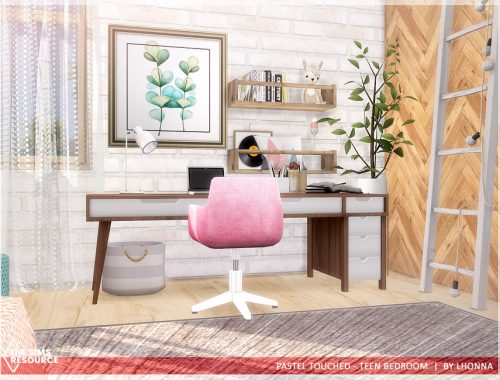 Pastel Touched - Teen Bedroom /TSR CC only/