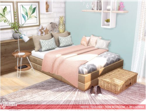 Pastel Touched - Teen Bedroom /TSR CC only/