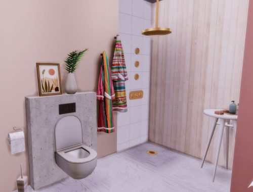 Pastella Bathroom - Only TSR CC