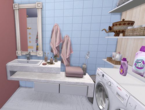 Pastella Bathroom - Only TSR CC