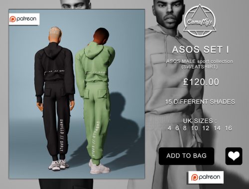 [PATREON] ASOS MALE COLLECTION - SET I (Sweatshirt)