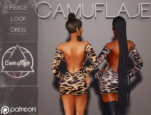 [PATREON] CAMUFLAJE - Fierce Look (Dress) *Early Access*