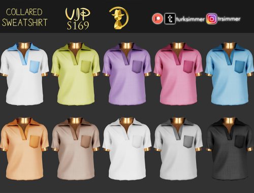 [PATREON] (Early Access) Collared Sweatshirt S169