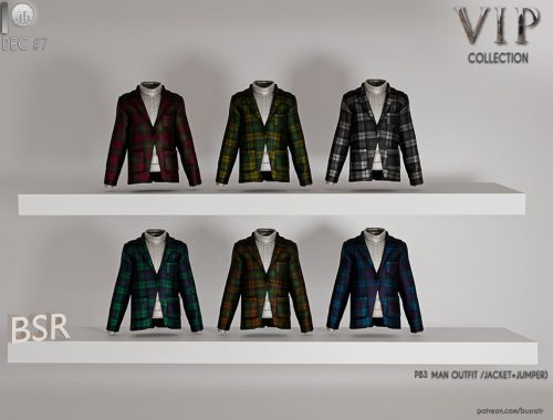 [PATREON]  (Early Access) MAN OUTFIT (JACKET+JUMPER) P83