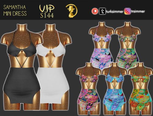 [PATREON] (Early Access) Samantha Mini Dress S144